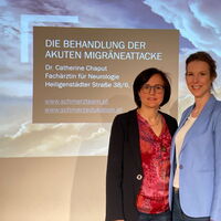 Foto mit Dr. Chaput und Kassandra Steiner