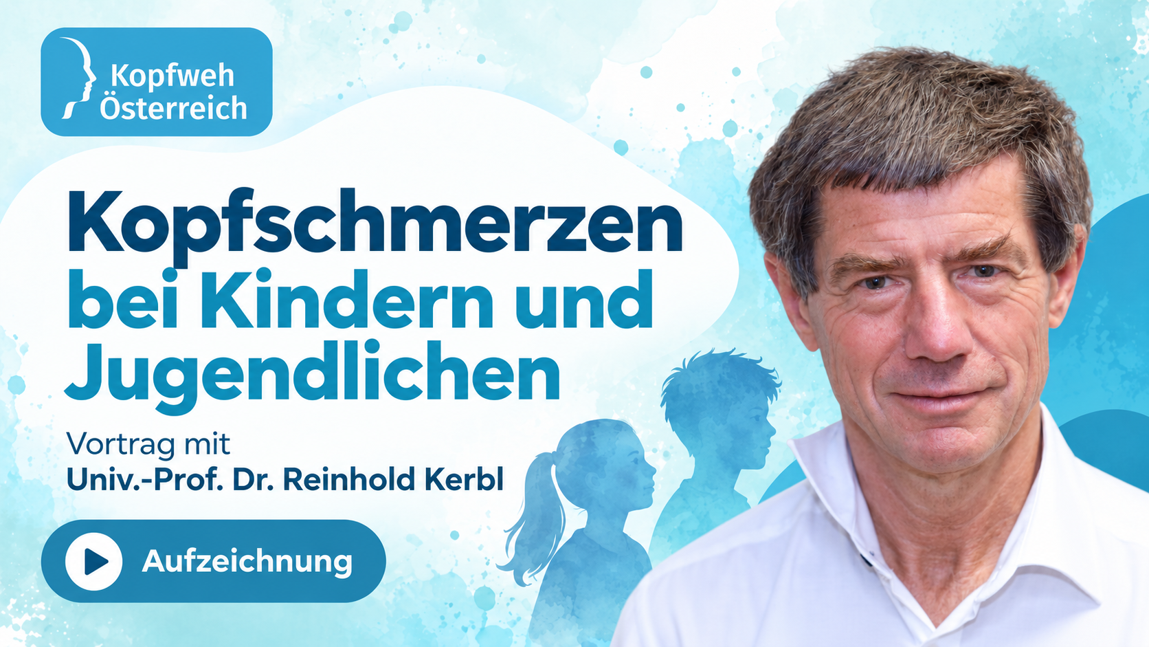 Kopfschmerzen bei Kindern und Jugendlichen – Vortrag mit Prof. Reinhold Kerbl